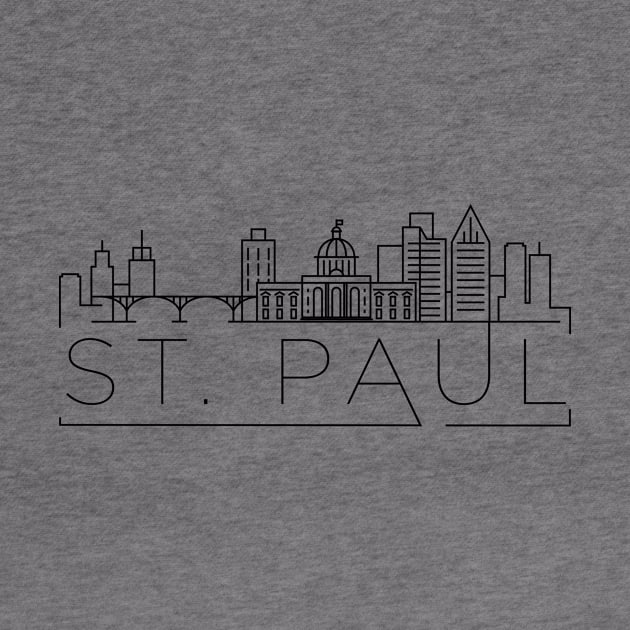 St. Paul Minimal Skyline by kursatunsal